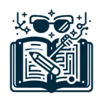 Technical Editor in Tech Publications, featuring an open book with a pencil and a pair of glasses on top, symbolizing the